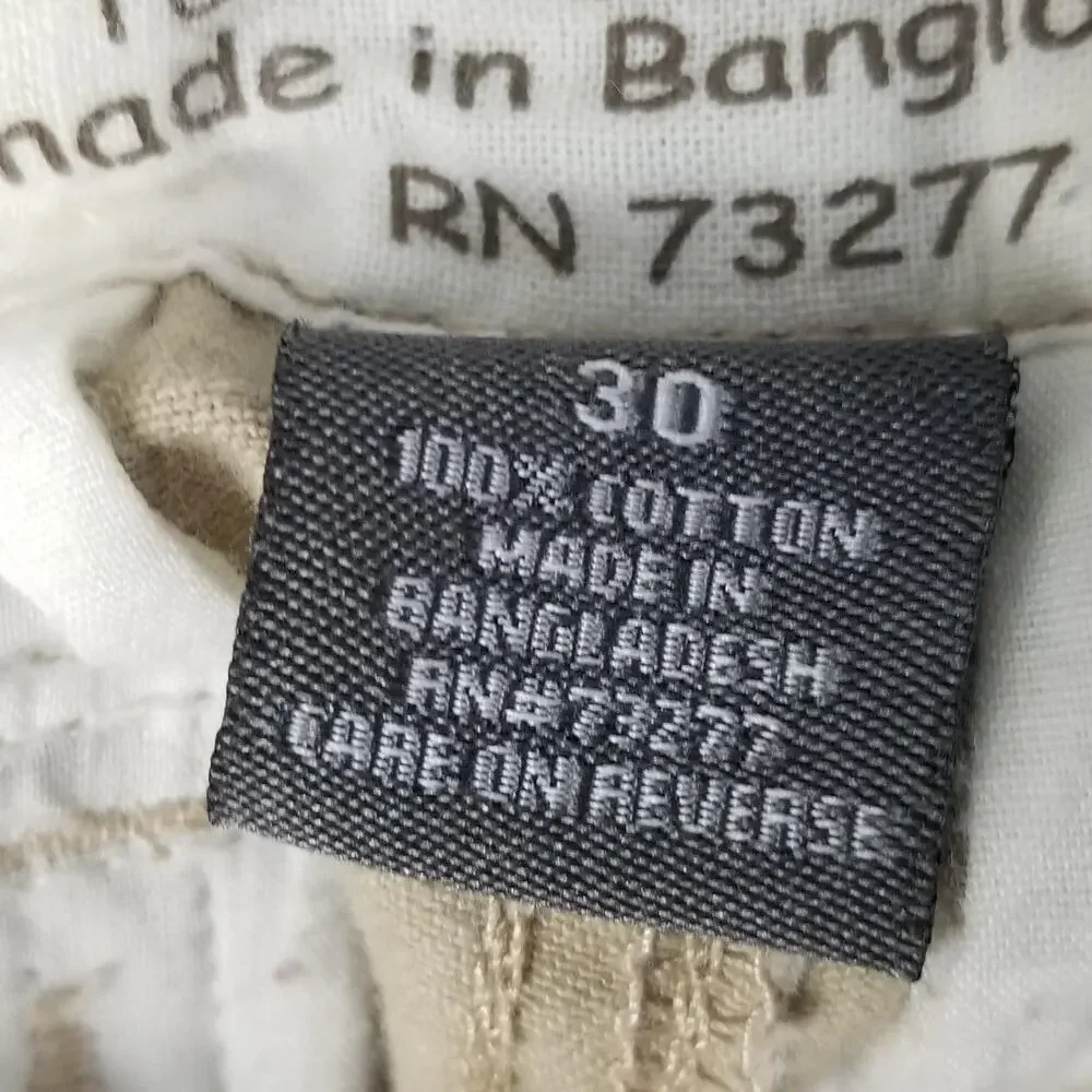 Urban Pipeline Cargo‎ Shorts Mens 30 Tan Khaki Cotton Cargo Pockets Flat Front